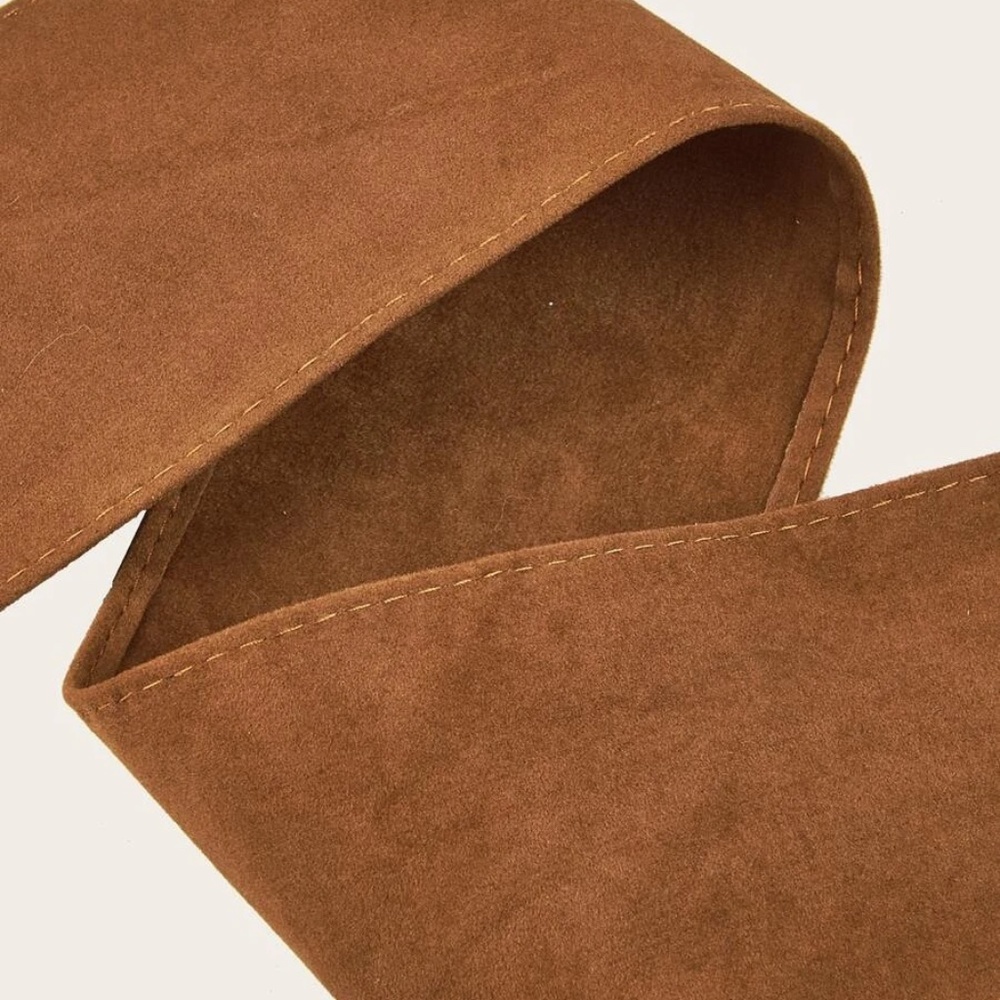 Luxe Vegan Suede Wrap Belt - Picture 4 of 11